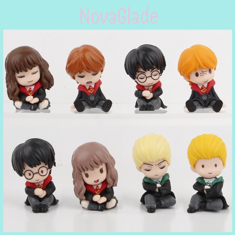 Entzückende Harry Potter Schulter an Schulter Schlafserie Q-Version PVC Spielzeugfigur Sammlung