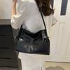 Stylish Pu Tote Bag For Women With Chic Design Soft Leather Shoulder Bag In Black Pink White Khaki