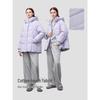 Bingjie Women's Short Hooded 95% White Duck Down Jacket