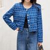 Morris Coming Home Check Fringe Cropped Jacket M2510jk619c