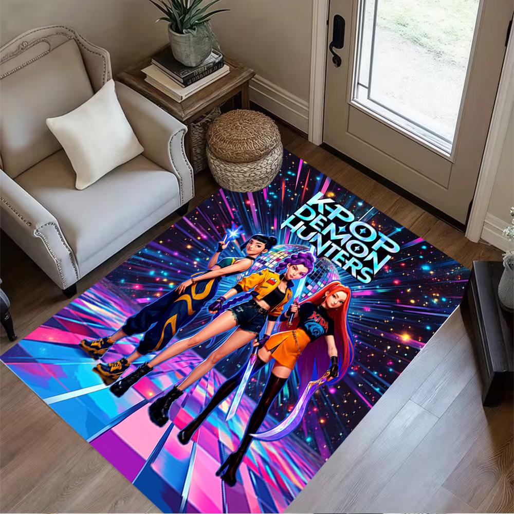 Ethereal Sword Dance Floor Rug Office Rug Perfect for Hallway Balcony Dining Room Dormitory Anti-slip Rug Anime Office Decor Wedding Party Gift