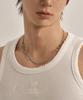 Lanarchive [1186] Slim Mesh Line Necklace
