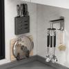 Rotating Wall-Mounted Kitchen Organizer Hooks