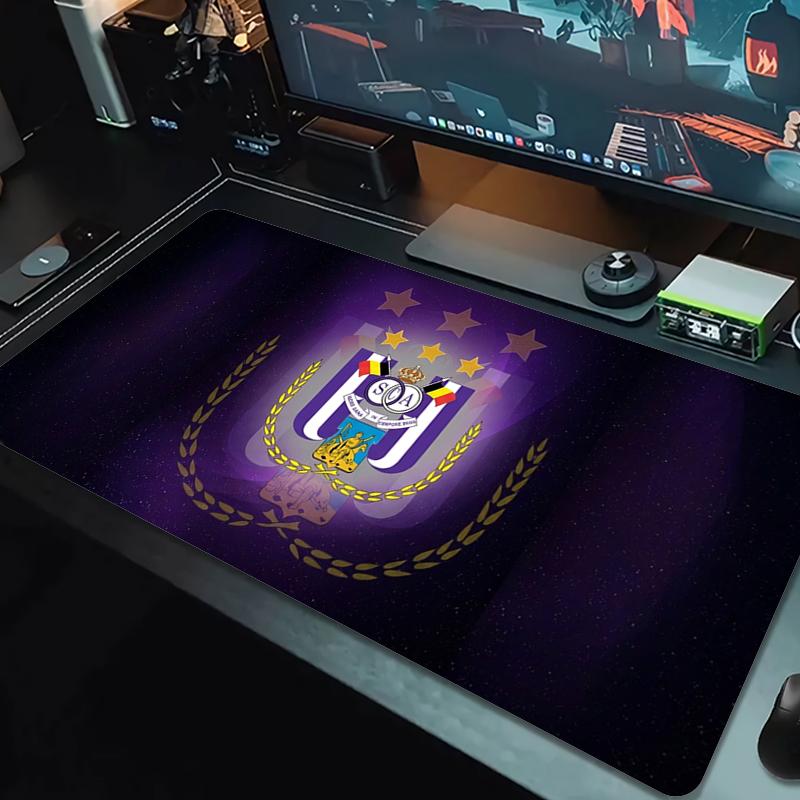 Rsc Anderlecht Mouse Pad Large Gaming Table Cushion Nonslip Laptop Tablet Big Mousepad Xxl Mat Mini Pc Playmat With Lock Edge