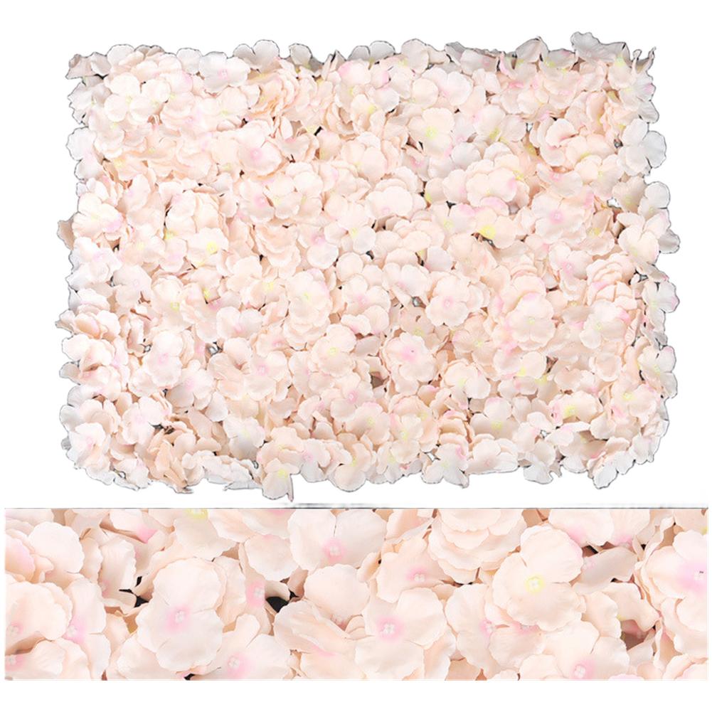 Wedding Backdrop Hydrangea Wall Panel Realistic Silk Flowers Sturdy Plastic Backing Interlocking Connectors Wedding Ceremony