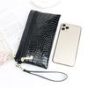 Women Solid Wallet Coin Purse   Small Wrist Bag High-Quality Coin Wallet Zipper Closure Handbag