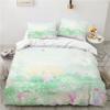 Floral Duvet Cover Kit 3D Printed Ultra-fine Fiber Pillowcase  New Wholesale Elegant and Simple Bedding Set And Soft Kit