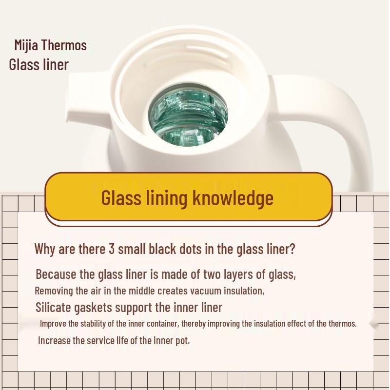 MIJIA Glass Lined Thermal Kettle