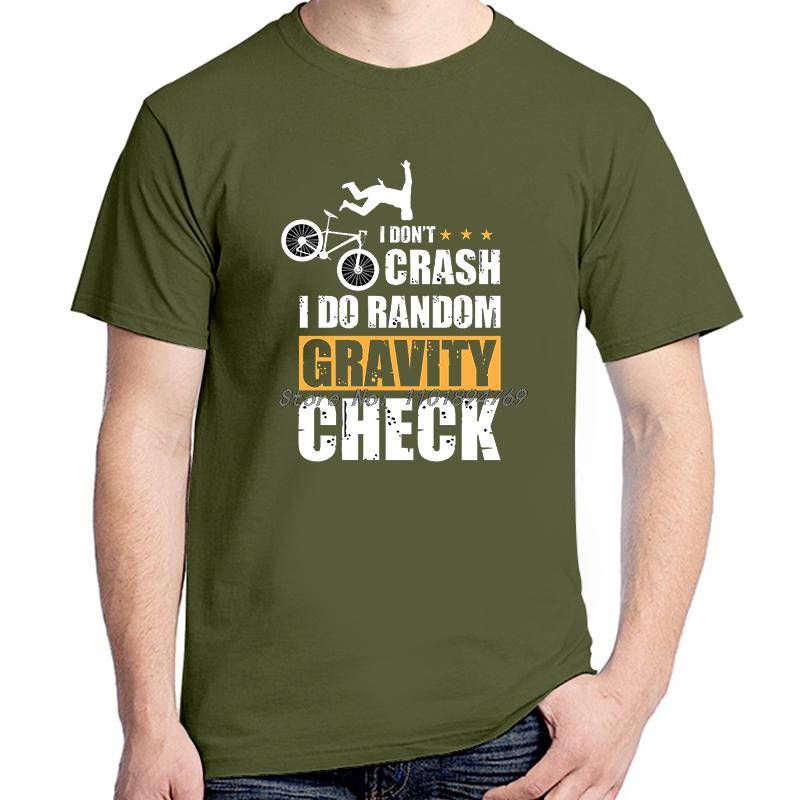 Summer Fashion Cotton Short Sleeve Tshirt Dirt Biker Motocross Tshirt I Dont Crash Funny Graphic T Shirts Unisexs Clothes