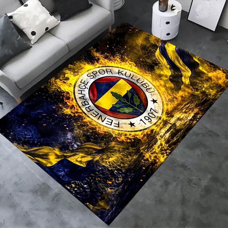 Fenerbahce sk Carpet Rug for Living Room Bedroom Home Sofa Decoration,Kids play Non-slip Floor Mat