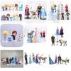 Bezauberndes Prinzessinnen-Puppenfiguren-Set mit 5 bis 10 bezaubernden Schneeköniginnen-Figuren für Kinder