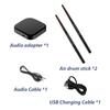 Portable smart electronic drum kit Air drumsticks Electronic Air Drum Sticks  Black