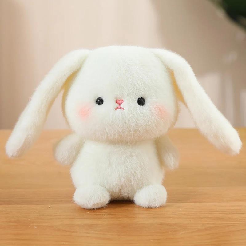 14 Stile Mini Kuschelige Schreibtisch-Haustiere Plüschtiere Weiche Flauschige Babytiere Puppe Zeichentrick Fuchs Hase Elefant Panda Spielzeug Zimmerdeko 16cm