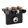 Adjustable Doweling Jig Self Centering Drill Guide Fixture with Bits and Drilling Bushings for Woodworking