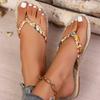 Summer Elegant Round Toe and Sexy Low Heel Casual Slippers Fashionable Best Selling New Comfortable Plus Size Women's Slippers
