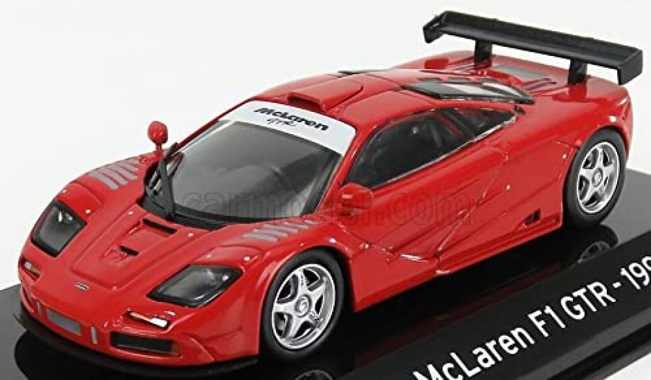 Altaya 1/43 Scale Model Car McLaren F1 GTR 1995 Prototype, Red, ABSUP030