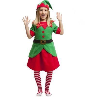 Déguisement Elfe Forêt Fille - No Name - Magicien - Vert - Polyester - Normes UE