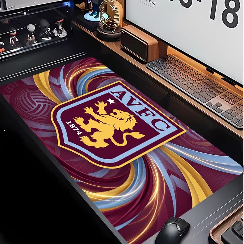 Tappetino per Mouse Stampa Calcio Aston Villa Non?Tappetino Antiscivolo in Gomma per Scrivania Impermeabile Mousepad da Gioco per Laptop Ufficio Desktop