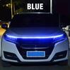 1PCS Dynamic Meteor Led Car Hood Lights Strip Universal Engine Hood Guide Decorative Light Bar Auto Headlights Car Running Light