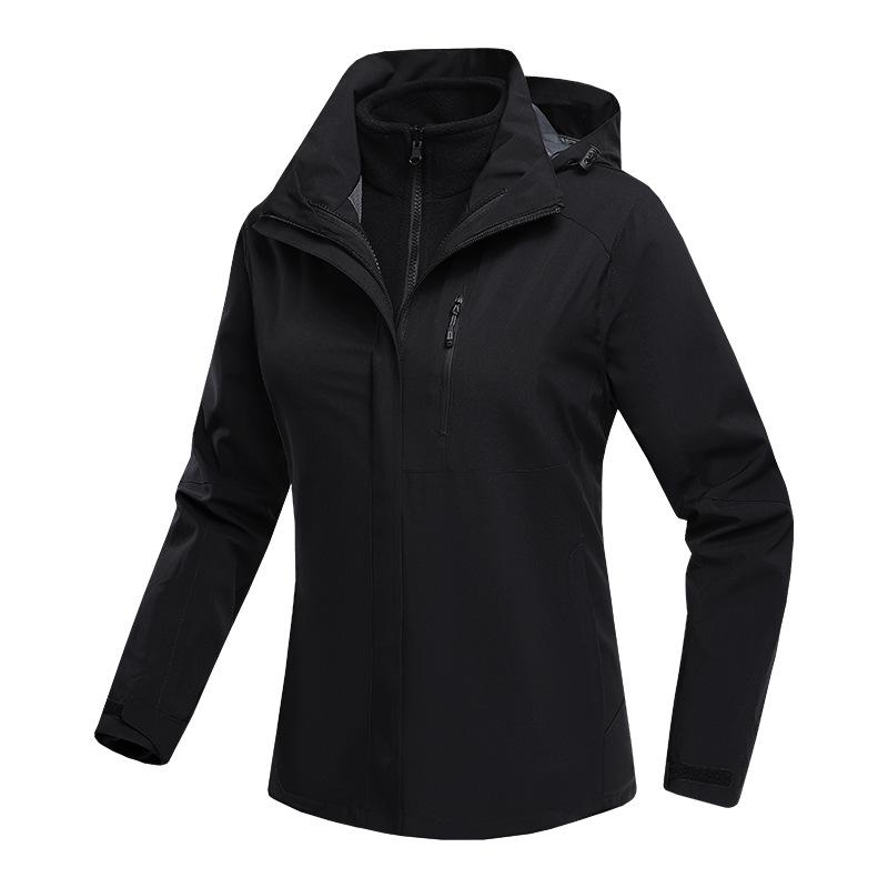 Detachable Unisex 3-in-1 Warm Workwear: Windproof, Wear-Resistant Two-Piece Outdoor Mountaineering Set
