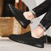 Men's Leather Casual Shoes Handmade Loafers Large Size Men's Genuine Leather Shoes Slip On Shoes