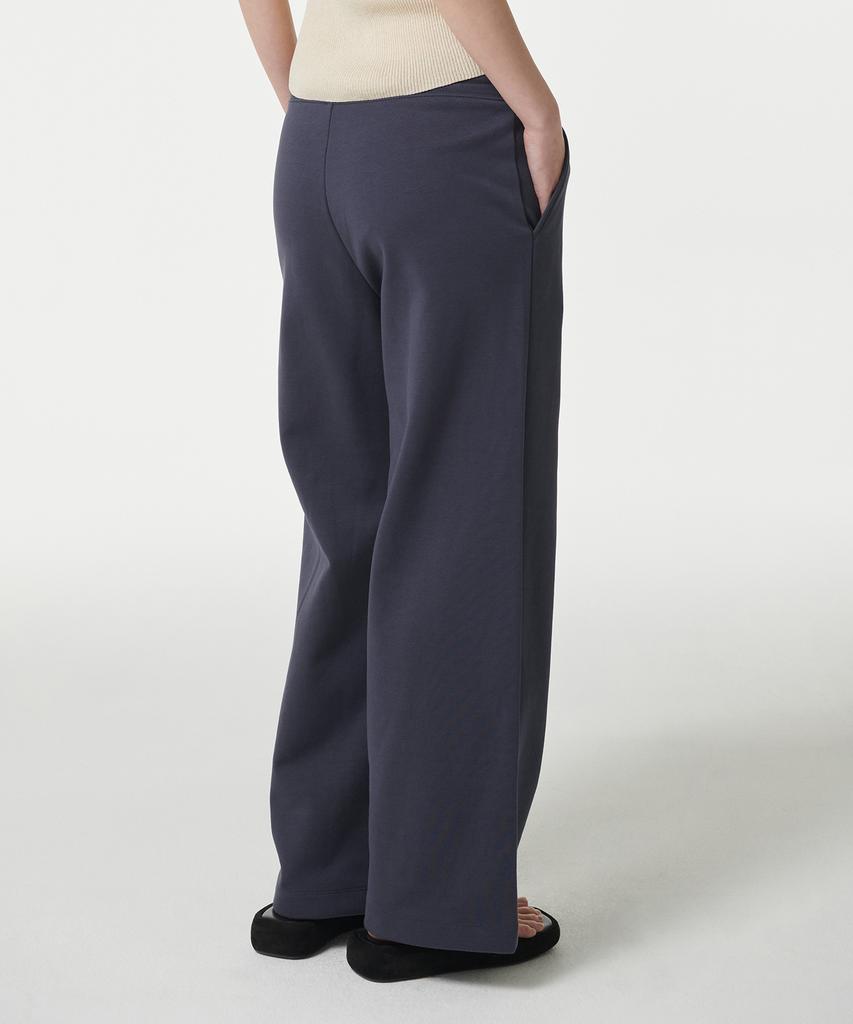 MUSINSA STANDARD WOMAN Women'S Flat Terry Wide Lounge Sweatpants [Blue Grey]