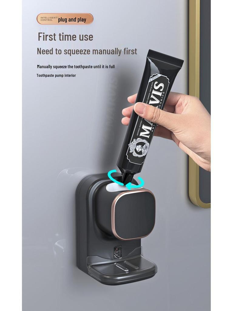 Automatic Touchless Wall-Mounted Electric Toothpaste Dispenser