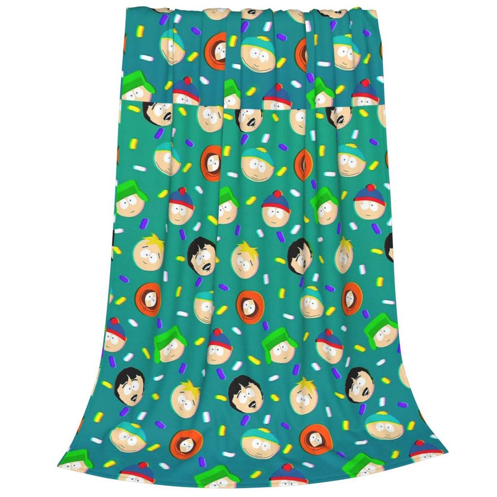South-Parkk Kenneth Kenny McCormick Blankets Cartoon Flannel Funny Soft Throw Blankets for Home All Season