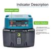 For Makita 18V with USB with Type-C Battery Holder for Makita 18V Battery BL1840 BL1850 BL1860 Charger Adapter Charging
