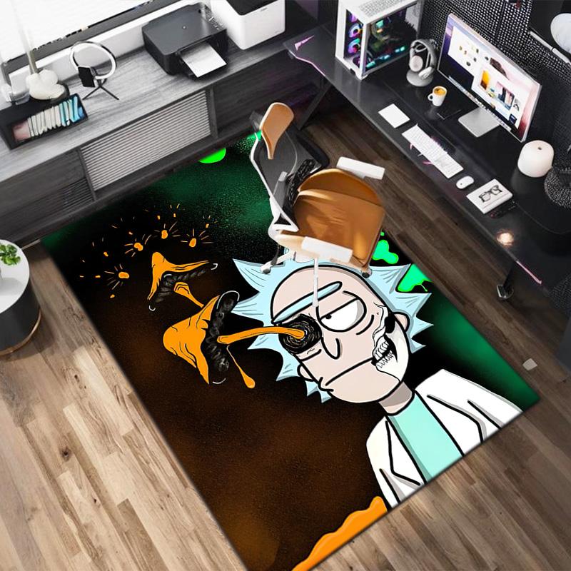 Rick Morty Comics Carpets Suitable Room Office Bedroom Door Mats Birthday Gifts Holiday Gifts Carpet Printing Floor Mats Doormat Bathroom Mat Room