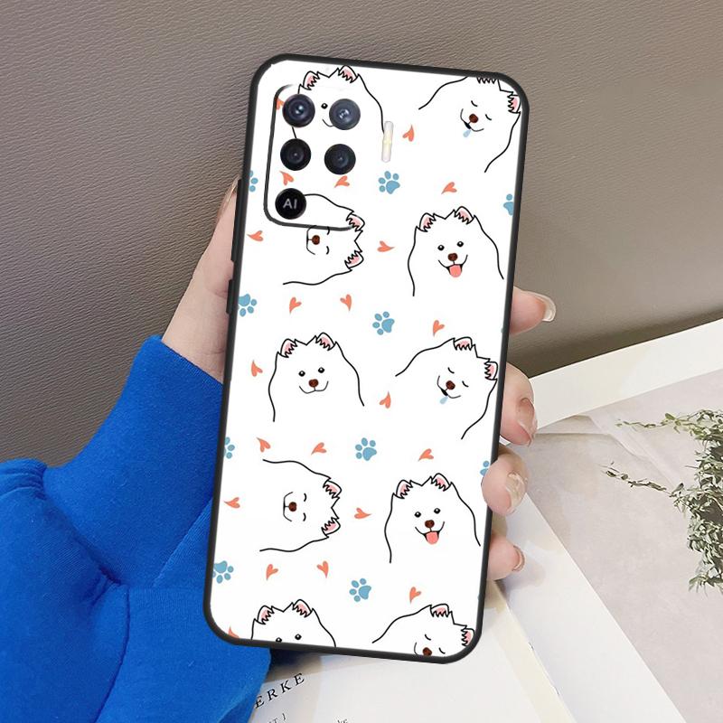

Samoyed Puppy Case For Oppo A78 A38 A18 A98 A58 A60 A80 A40 A96 A76 A16 A94 A74 A54 A15 A17 A57 A77 A5 Pro OPPO A76