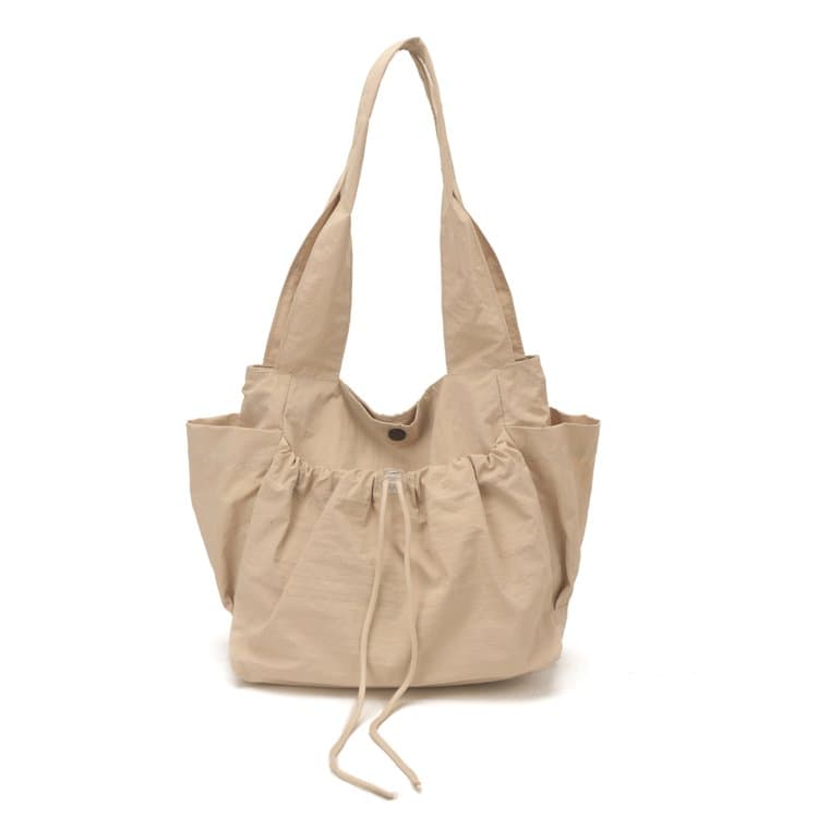 Kordelzug-Nylon-Tragetasche Damen-Umhängetasche