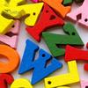 100 Stück gemischte AZ Alphabet Holzbuchstaben Knopf DIY Handwerk Nähen Scrapbooking