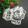 Three Piece Gift Wrapping Art Background Scrapbooking Metal Cutting Dies Stencils for DIY Album Paper Card Decor