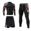 Men's Quick-Dry Long Sleeve Sports Set - Fitness & Basketball Training Suit