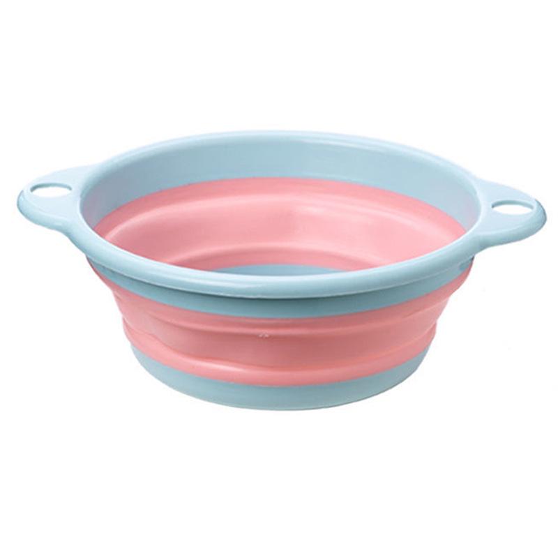 Portable Silicone Foldable Wash Basin - Large, Durable, Multi-purpose for Dorm or Foot Use