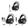 Game Headphone Wired 3.5mm USB Headphone Noise Reduction Portable Headset with Microphone