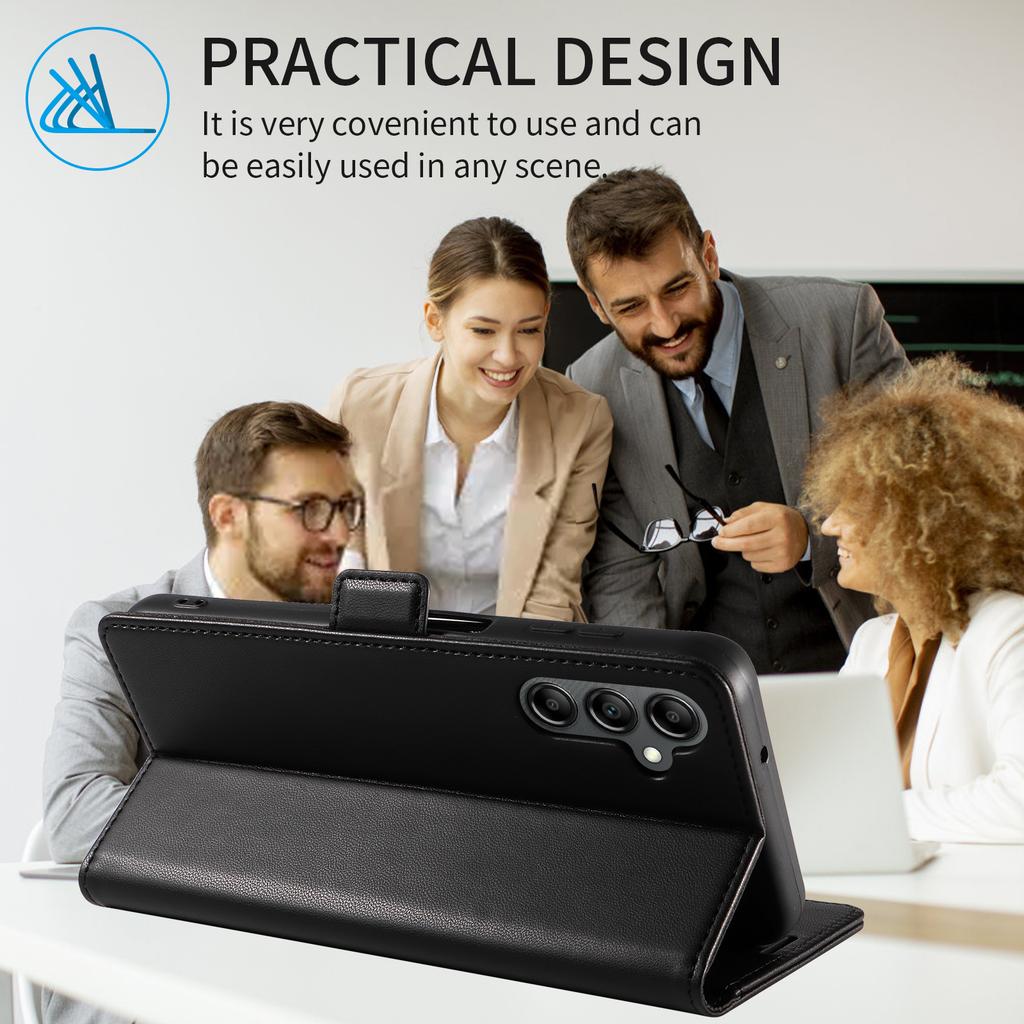 For Samsung Galaxy A15 5G/4G Case Side Magnetic Clasp RFID Blocking Leather Phone Wallet Cover