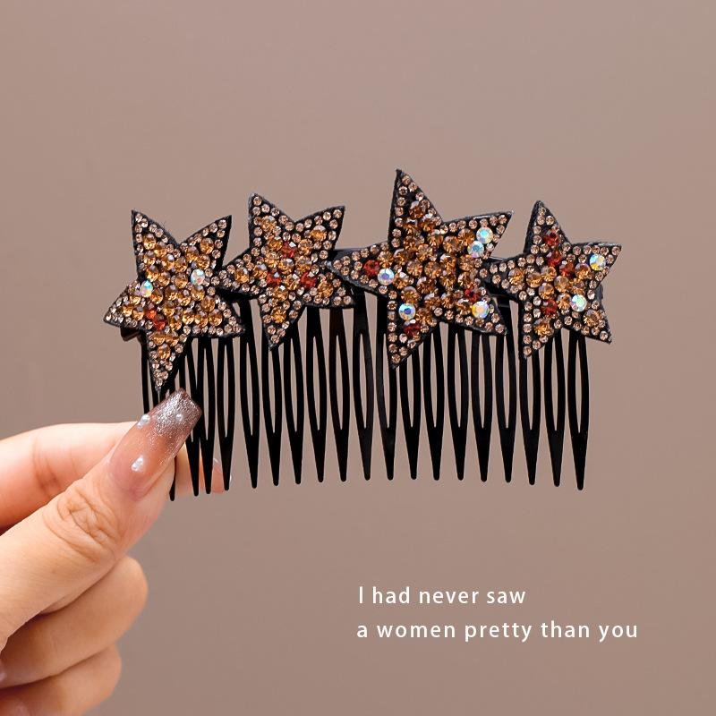 Stylish and Versatile Hair Clips for Women, Pearl Hair Combs for Wispy Hair, Bangs Clips, High-end Hair Accessories