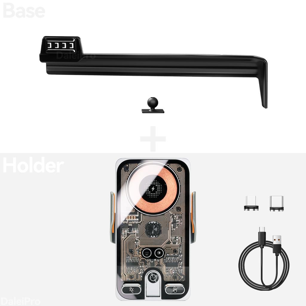 Für KIA EV5 2024 2025 2026 Auto-Handyhalter Bildschirm-Festklemme Kabelloses Ladegerät Maßgeschneiderte Handy-Bildschirmbasis Zubehör