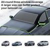 Vindrutetäckning för snö Bilsolskydd Vinterfrostskydd Vattentät Kraftig för SUV Lastbil Pickup Fordon Alla väder