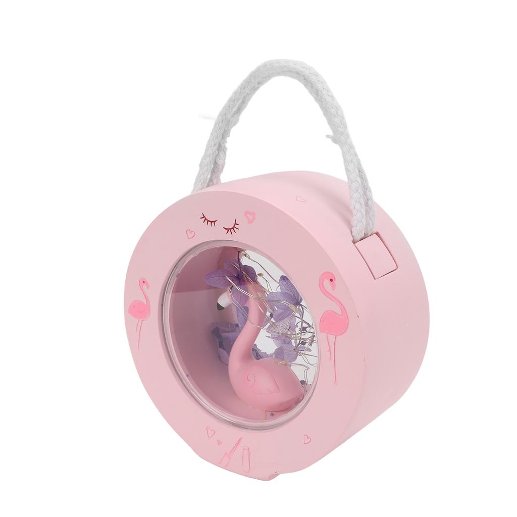 Flamingo Lamp Wall Mountable Double Sided Transparent Romantic Battery Powered Resin Pink Flamingo Figurines