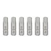 6 Piece Steel Tamper Resistant Bit Set 1/4" Hexagonal Shank Magnetic Screwdriver Bit For Various Applications