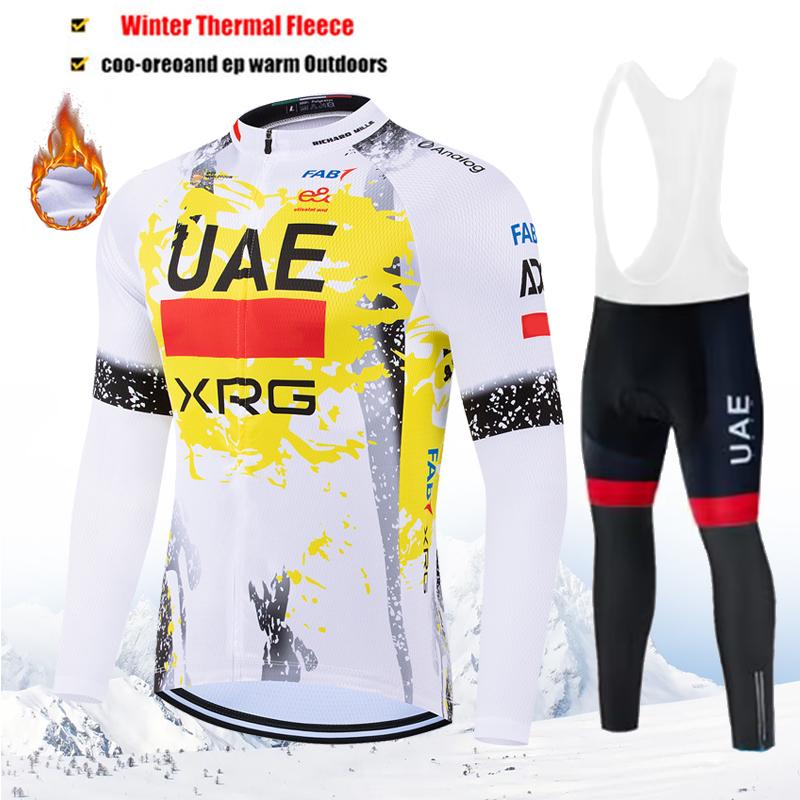 2026 Cycling Jersey Set Autumn Winter Cycling Jersey Bib Pants Set Men Long Sleeve Bicicleta Set MTB Road Bike Clothing Suit