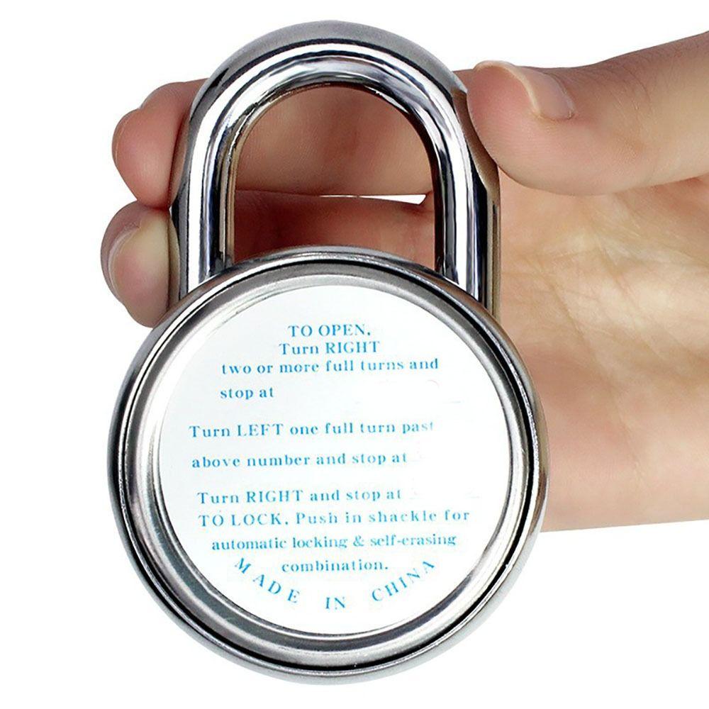 NEW High Security Dia Lock Round Waterproof Digit Combination Lock Stainless Steel Password Lock Lock