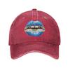 Argentina Flag Lips Casual Baseball Cap For Unisex Adult Summer  Tennis Skate Trucker Hat Streetwear Breathable Baseball Caps