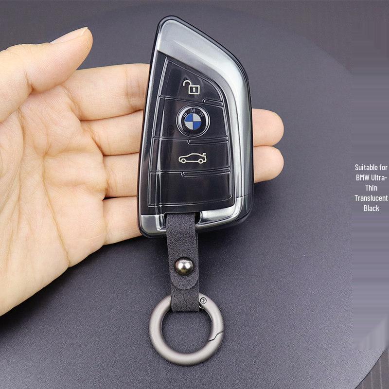 Ultra-Thin Transparent Key Cover for BMW X1-X7, 1, 3, 5, 7 Series