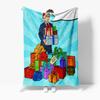 Christmas Throw Blanket Cozy Gift Wrapping Holiday Decor Festive Home Decor Room Decor Unique Gift Idea Personalized Gift Novelt
