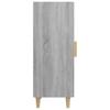 Sideboard Gray Sonoma 34.5 x 34 x 90 cm Engineered Wood