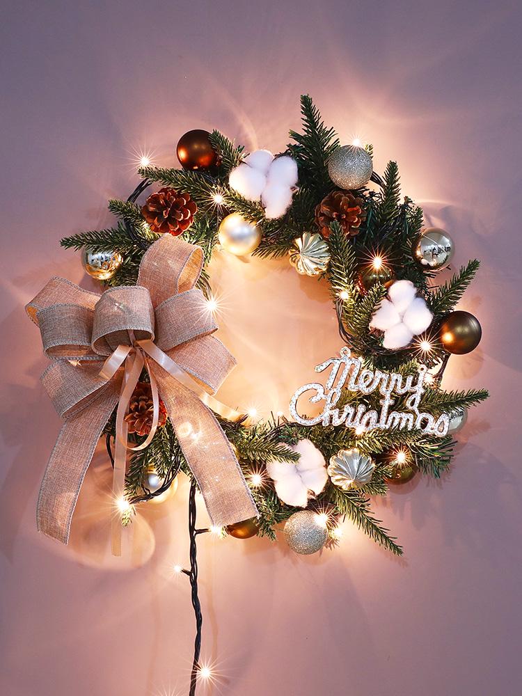 Creative Christmas Wreath - 40/60/80cm Festive Door Hanging Decoration & Gifts